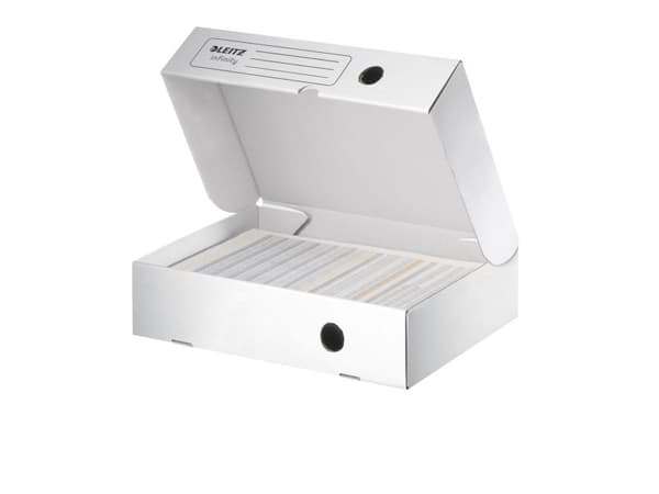 Leitz Infinity - Boxfil - ryggbredd: 80 mm - för A4 (210 x 297 mm) - vit