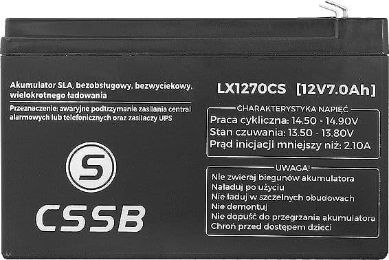 LTC geeliakku 12V, 7.0Ah