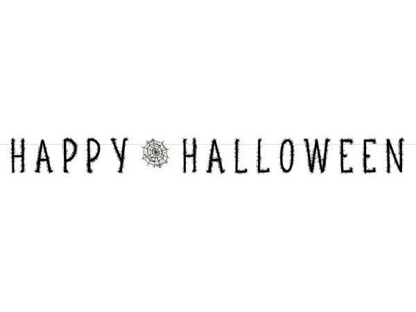 Happy Halloween bogstavbanner