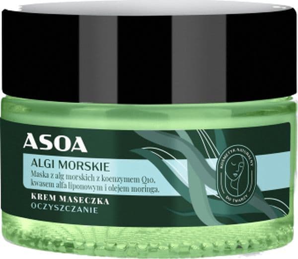 Asoa crememask för ansiktet – sjöalger, 60 ml