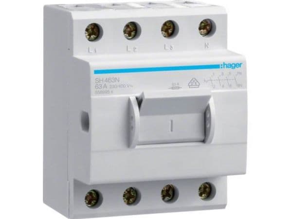 Hager SH463N, Katkaisin, 63 A