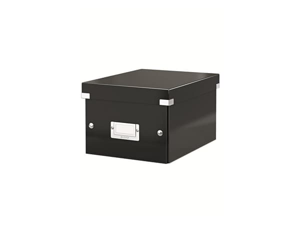 Säilytyslaatikko leitz wow click&amp;store, musta