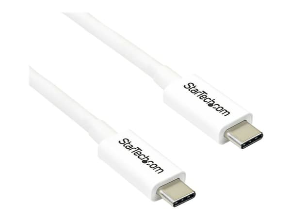StarTech.com 6.6ft (2m) Thunderbolt 3 Cable, 20Gbps, 100W PD, 4K Video, Thunderbolt-Certified, Compatible w/ TB4/USB 3.2/DisplayPort - Thunderbolt-...