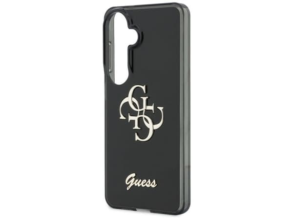 Guess IML Big Metal 4G Script case for Samsung Galaxy S26 - black