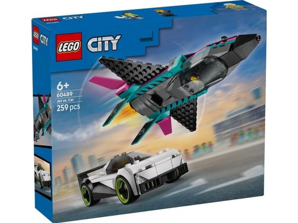 LEGO City 60489 Jetplan mot bil