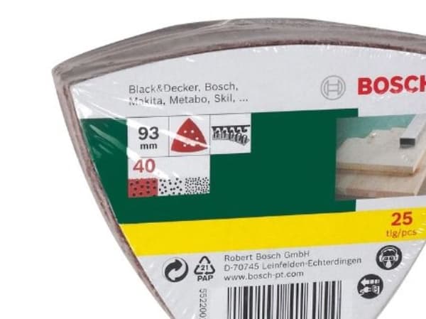 Bosch DELTA K40 SHARPENER TERÄT 25 KPL PL