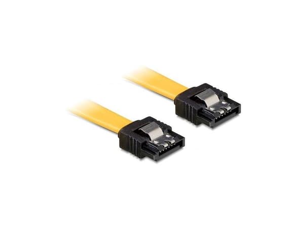 DeLOCK 0.7m SATA Cable, 0,7 m, Keltainen