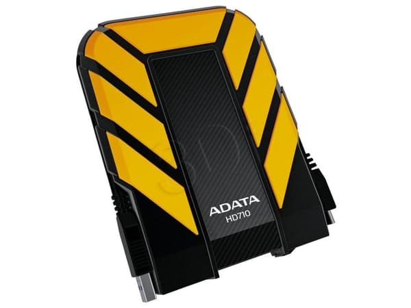 ADATA HD710P - Hårddisk - 1 TB - extern (portabel) - 2.5" - USB 3.1 - gul