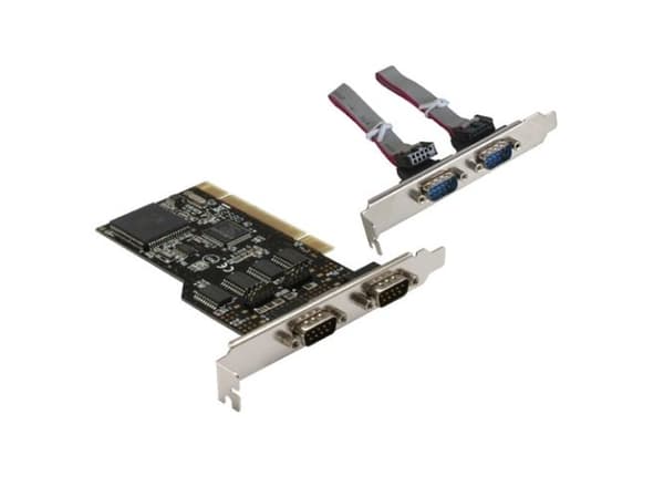 InLine Multi I/O Controller Card - Seriell adapter - PCI - RS-232 - 4 anslutningar (66639I)