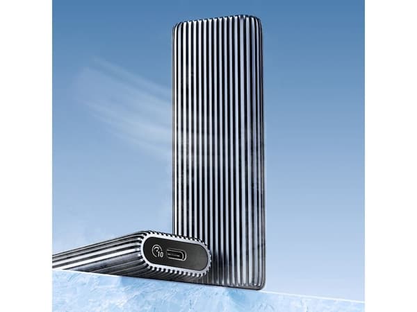 Orico AM2C3-G2 M.2 NVME USB-C 3.2 diskstasjon - grå