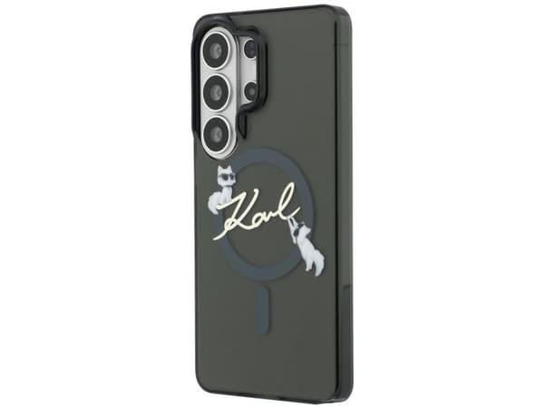 Karl Lagerfeld IML KC Script MagSafe-deksel til Samsung Galaxy S26 Ultra - sort