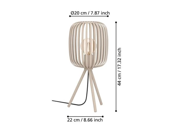 EGLO ROMAZZINA BORD H435 E27 SAND