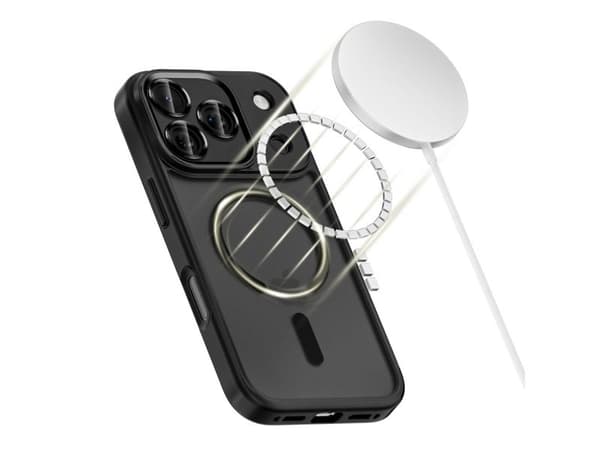 Tech-Protect MagCam MagSafe-deksel til iPhone 17 Pro Max - matt svart