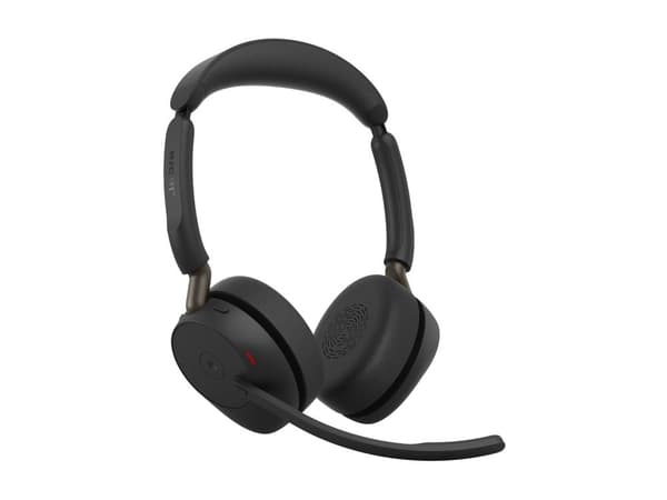 Jabra Evolve3 65 MS Stereo - Hodesett - on-ear - Bluetooth - trådløs, kablet - USB-C via Bluetooth-adapter, USB-C - Optimized for Microsoft Teams