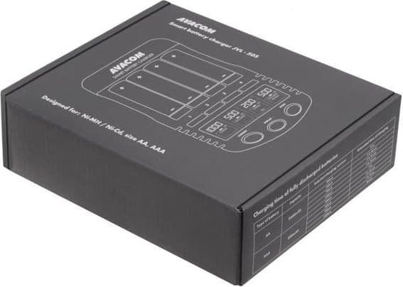 AVACOM JVL-505 batteriladdare för AA/AAA