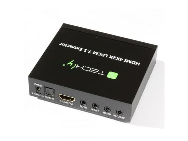Techly Audio Extractor 7.1 LPCM HDMI 4K UHD 3D IDATA HDMI-EA74K