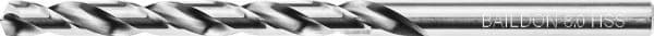 Baildon BASIC DIN 340 RN NWKb 8 mm metallbor, HSS (S), 165-109 mm