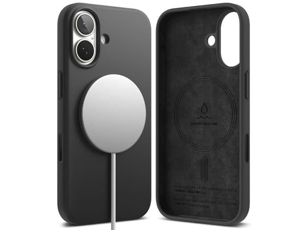 RINGKE SILICONE MAGNETIC MAGSAFE IPHONE 17 BLACK