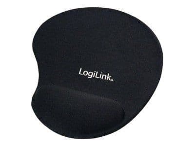 LogiLink - Musematte med håndleddsstøtte - svart