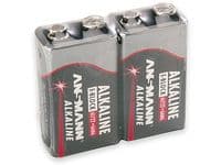 ANSMANN E-BLOCK - Batteri 2 x 6LF22 - alkaliskt