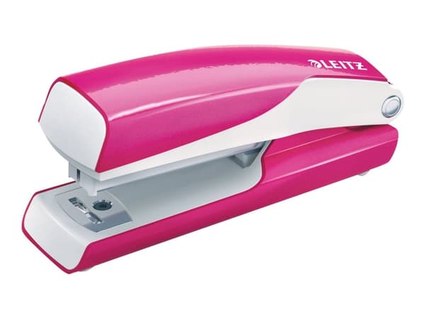 Hæftemaskine Leitz Mini 10 ark WOW vaaleanpunainen