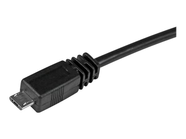 StarTech.com 1 m Micro USB-kabel - A till Micro B - USB-kabel - USB (hane) till mikro-USB typ B (hane) - USB 2.0 - 1 m - svart