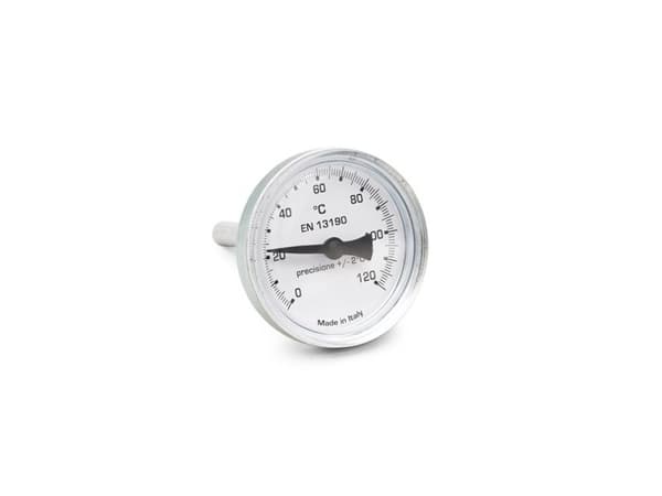 Afriso termometer med ventil 0-120°C 50 mm