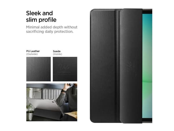 Spigen Smart Fold Case for Samsung Galaxy Tab A9+ / A11+ - Black