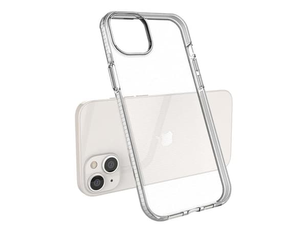 Spring Case-deksel til iPhone 14 Plus - silikonetui med ramme lys rosa