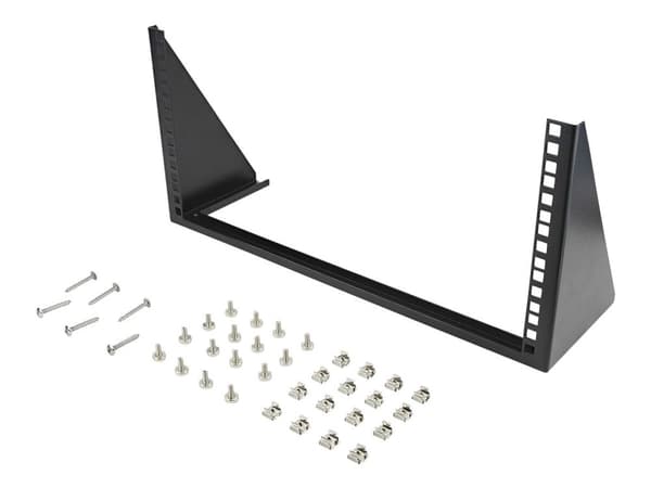 StarTech.com 5U Vertical Wall Mount Rack - 19in Low Profile Open Wall Mounting Bracket - Network/Server Room/Data/AV/IT/Patch Panel/Communication/C...