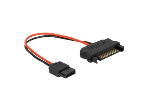 Delock - Strømkabel - SATA strøm (han) til Slimline SATA strøm (hun) - 10 cm