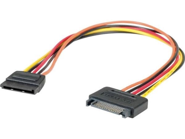 SATA förlängningskabel för ström, 0,3 m