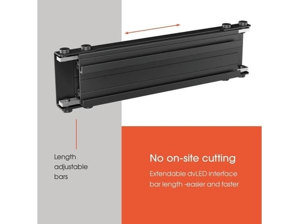 Vogel''s INT 8231, Fiksert, Sort, Vegg