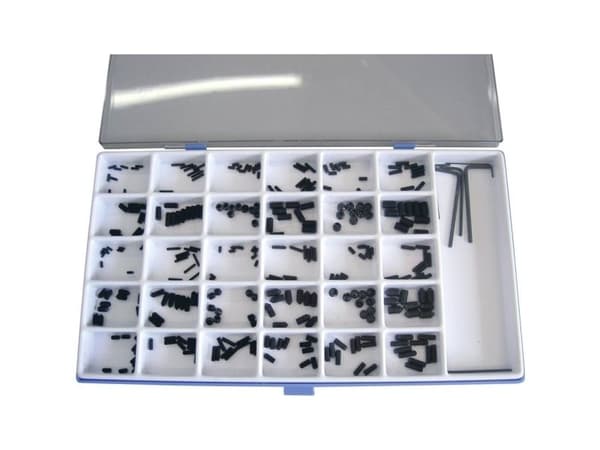 TOOLCRAFT 886327 Pinolskruer-sortiment Stål 306 stk