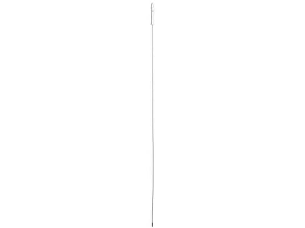 Skaft til rørrenser, Vikan, 150,5cm, Ø0,6cm, hvid, polyester/PP/rustfrit stål