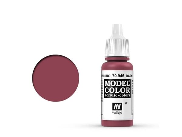 Vallejo 70.946, 17 ml, Punainen, Matta, Pullo