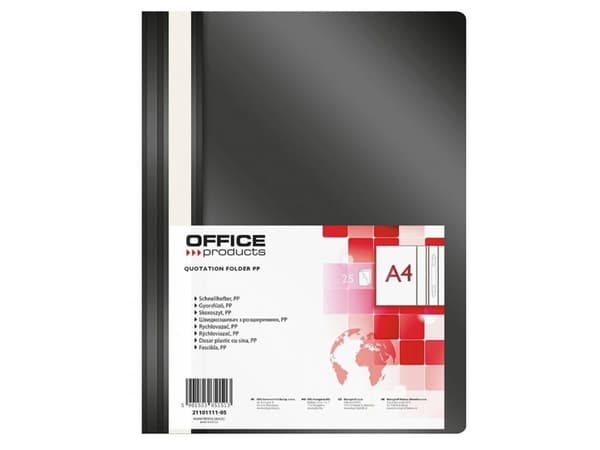 Mappe PP A4 OFFICE sort 25