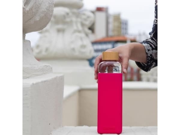 Quokka rosa flaska med lock 700 ml