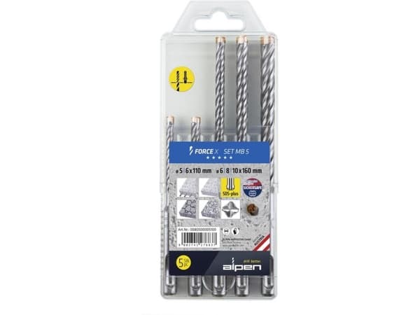 Wiertlo Alpen SDS+ FORCE X MB 5 (805+815)