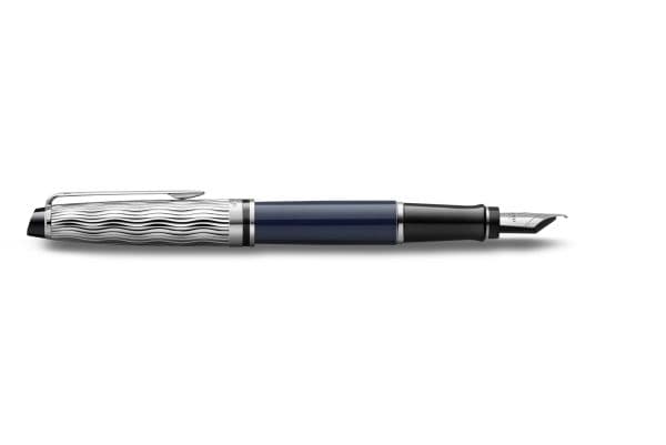 Waterman Expert, Blå, Blå, Lack, Fin, Presentask, 1 styck