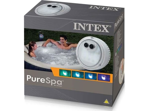 LED LYS FLERFARGET TIL SPA INTEX