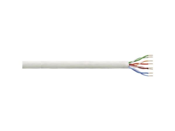 LogiLink Kat.6, 100 m, 100 m, Cat6, U/UTP (UTP), Grå