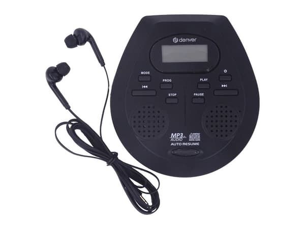 Denver DMP-395B, Musta, Kannettava CD-soitin