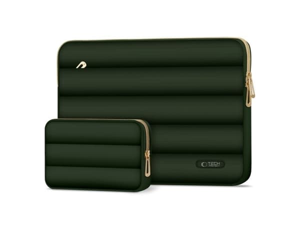 Laptopväska 15-16 Tech-Protect Puffy - oliv