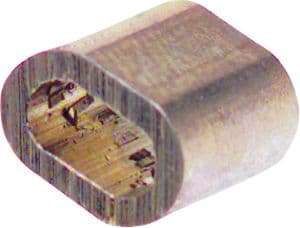 Wirelåse aluminium for 2,3mm wire - (100 stk.)