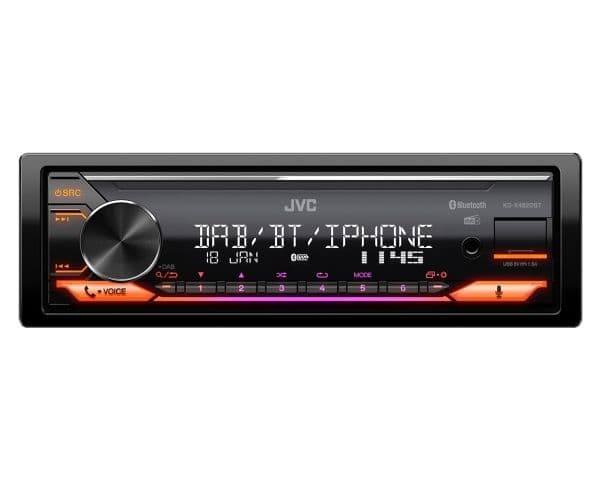 JVC KD-X482DBT Bilradio med RDS DAB+ og Bluetooth