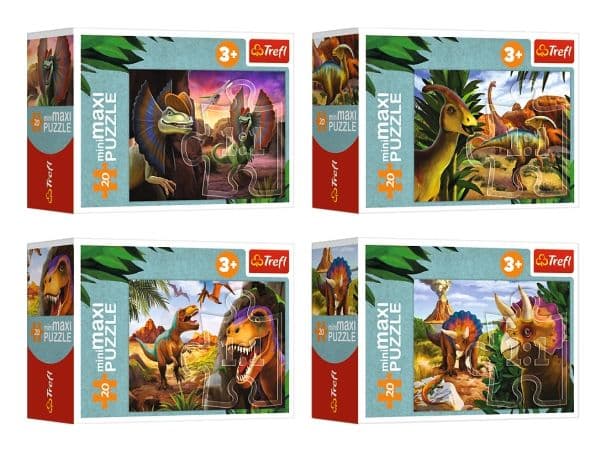 Trefl 56036, 20 styck, Dinosaurier, 3 År