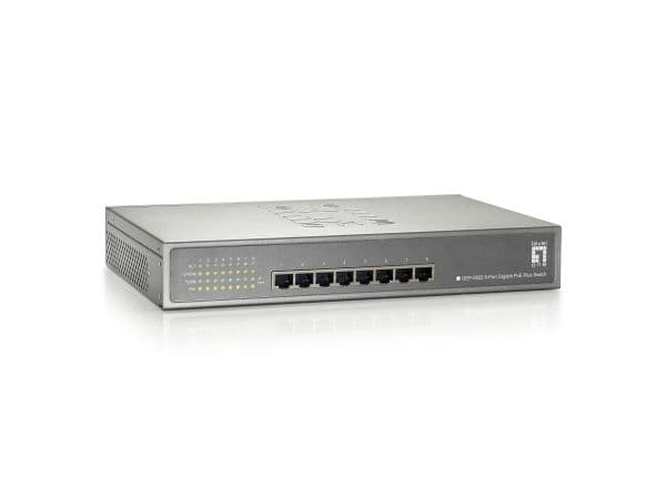 8-portars Gigabit PoE+ switch