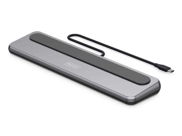 DIGITUS - Dokkingstasjon - USB-C - 2 x HDMI, DP - 1GbE