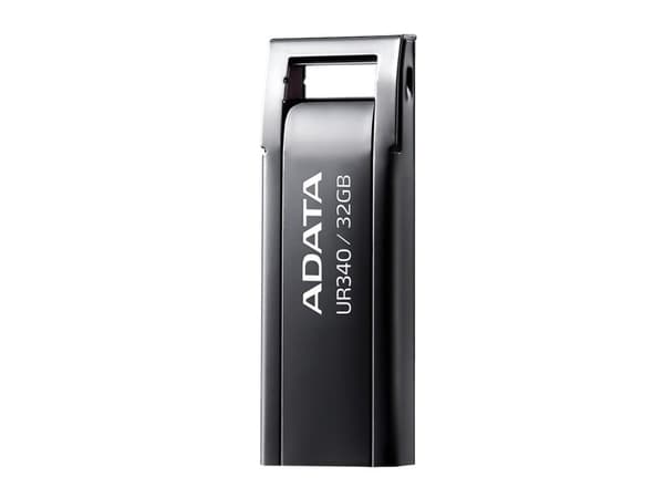 ADATA UR340 - USB flash-enhet - 32 GB - USB 3.2 Gen 1 - svart